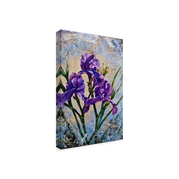 Michael Jackson 'Purple Botanical Abstract' Canvas Art,30x47